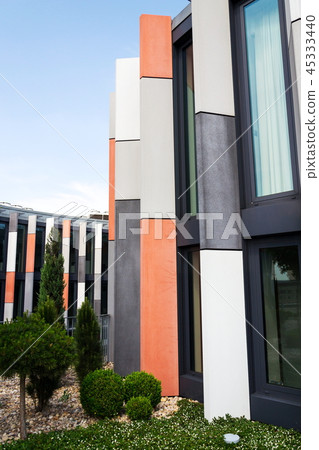 Roof garden terrace with brise soleil sun breakers Roof garden terrace with brise soleil sun breakers 45333440