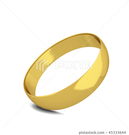 Golden wedding ring Golden wedding ring 45333644