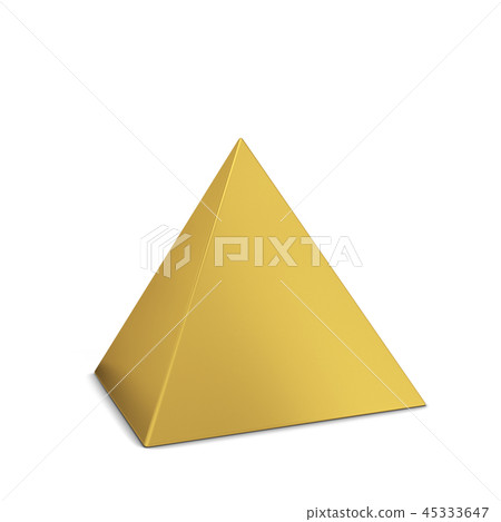 Golden pyramid chart 45333647