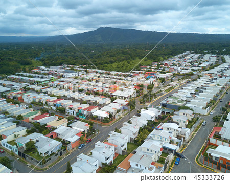 Neighorhood in residential area 45333726