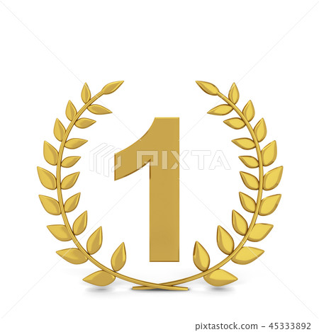 Winner laurel symbol 45333892