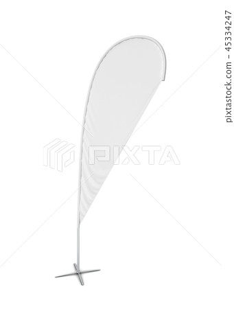 Blank Teardrop Banner Flag Stock Illustration 45334247 Pixta