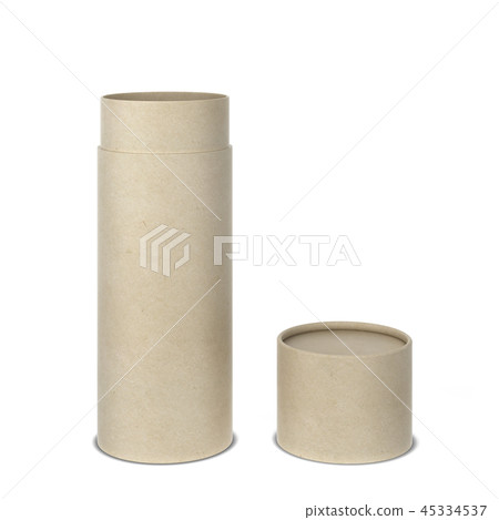 Download Tube Cardboard Package Mockup Stock Illustration 45334537 Pixta Yellowimages Mockups