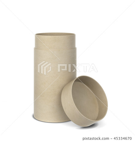Tube cardboard package mockup Tube cardboard package mockup 45334670