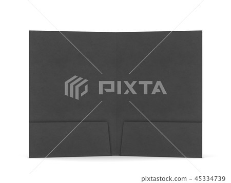 Blank paper folder mockup Blank paper folder mockup 45334739