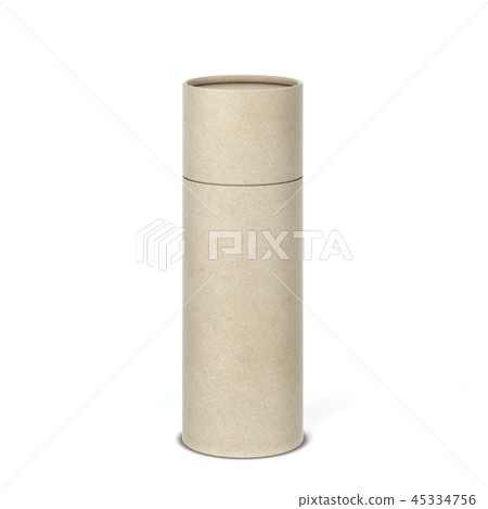 Tube cardboard package mockup Tube cardboard package mockup 45334756