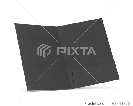 Blank paper folder mockup 45334790
