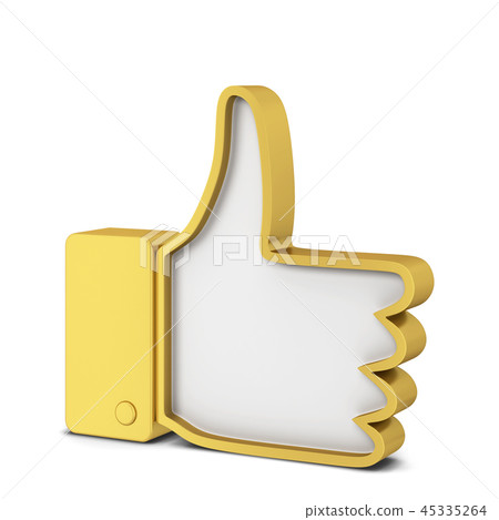 Like thumb up social network symbol Like thumb up social network symbol 45335264