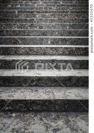 Ancient stone stairs, background. Concept - quality is proved by time 45335470
