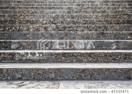 Ancient stone stairs, background. Concept - quality is proved by time 45335471
