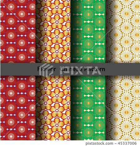 Seamless Chinese vintage pattern Seamless Chinese vintage pattern 45337006