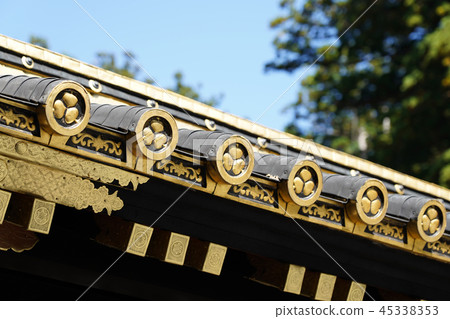 Nikko Toshogu Shrine copper tile Nikko Toshogu Shrine copper tile 45338353