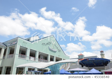 Mitsui Outlet Park Yokohama Bayside Marina Stock Photo