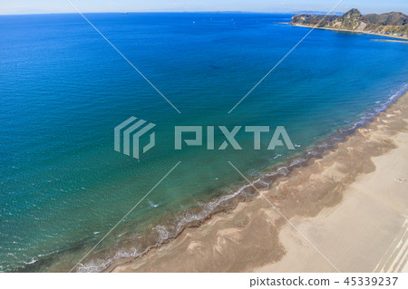Aerial view near Minami Boso city Iwai beach 45339237