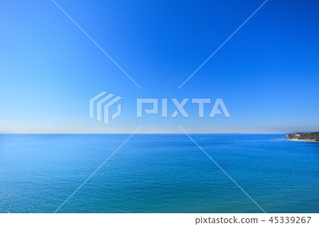 Aerial view near Minami Boso city Iwai beach 45339267