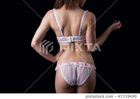 sexy young woman model in sexy white lingerie sexy young woman model in sexy white lingerie 45339490