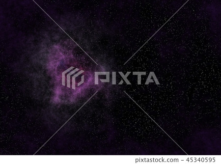 Starry Nebula Colorful Outer Space background illustration Starry Nebula Colorful Outer Space background illustration 45340595