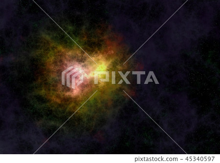 Starry Nebula Colorful Outer Space background illustration Starry Nebula Colorful Outer Space background illustration 45340597