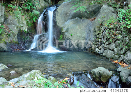 <Hatonosu Valley>水神瀑布（雙龍瀑布下游）（西川多摩河分公司）東京西多士郡奧多摩鎮 45341278