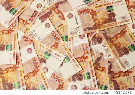 Russian five-thousandth banknotes 45342178