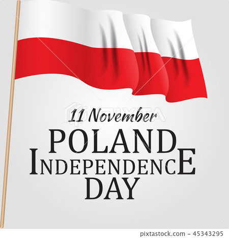 11 november, Poland Independence Day Patriotic Symbolic background Vector illustration 45343295