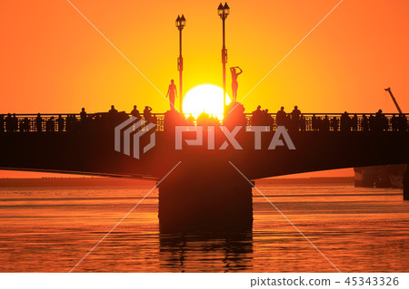 Sunset of Kushiro 45343326