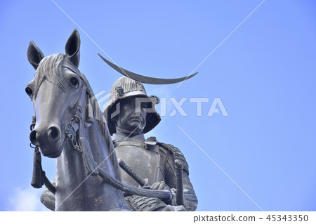 Date Masamune horse riding statue 45343350