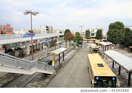 神奈川縣厚木市Aiko Ishida Station行人天橋 神奈川縣厚木市Aiko Ishida Station行人天橋 45343560