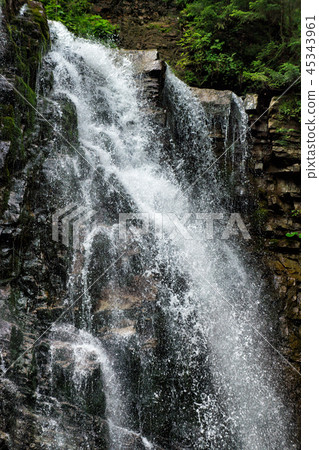 waterfall Zhenetskyi Huk Ukrainian Carpathians 45343961