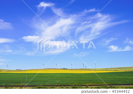Farm with turbines 45344452