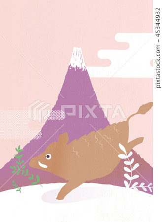 富士山和石獅_ 2019 富士山和石獅_ 2019 45344932