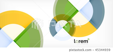 Circle abstract background, geometric modern design template Circle abstract background, geometric modern design template 45344939