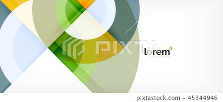 Circle abstract background, geometric modern design template Circle abstract background, geometric modern design template 45344946