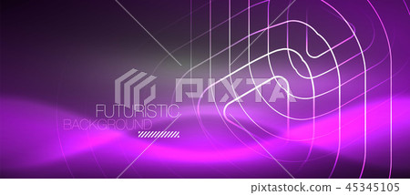 Vector neon color abstract background Vector neon color abstract background 45345105
