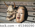 Nomen small face Hanaka background wooden chair Nomen small face Hanaka background wooden chair 45346090