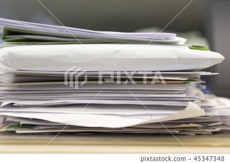 商業文件堆辦公室 45347348