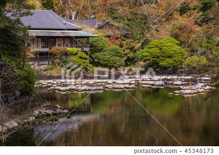 (Shizuoka Prefecture) Mishima City Rakujuen Garden Kohamaike and Rakujukan (Shizuoka Prefecture) Mishima City Rakujuen Garden Kohamaike and Rakujukan 45348173