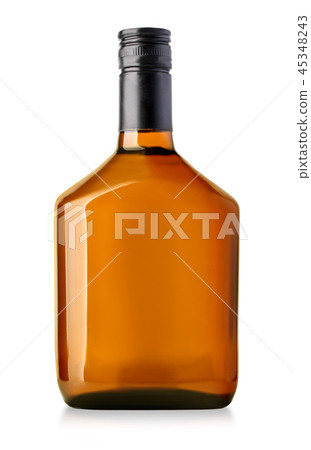 whiskey bottle isolated on white whiskey bottle isolated on white 45348243