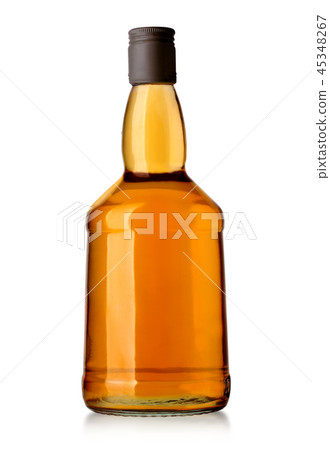 whiskey bottle isolated on white whiskey bottle isolated on white 45348267