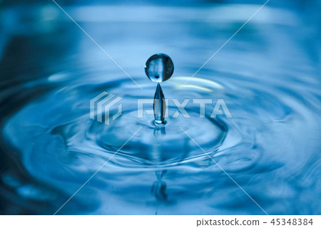 水滴的反應 45348384