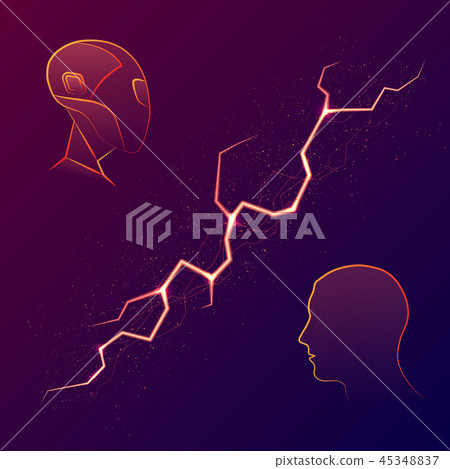 Robot and human wallpaper Robot and human wallpaper 45348837