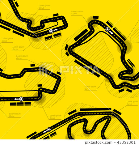 Race track circuit Race track circuit 45352301