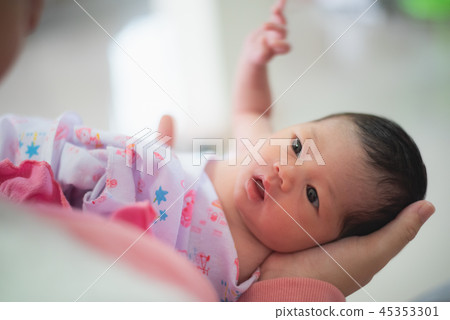 portrait of cute baby 45353301