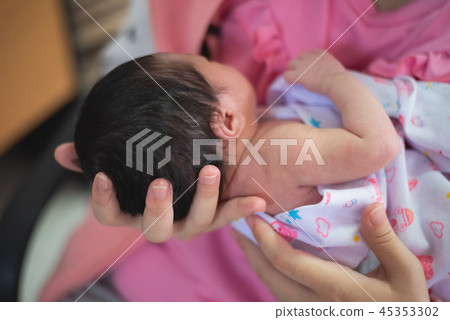 portrait of cute baby 45353302