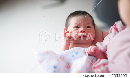 portrait of cute baby portrait of cute baby 45353305