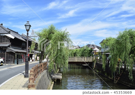 千葉縣香取市小江戶佐原街景 45353669