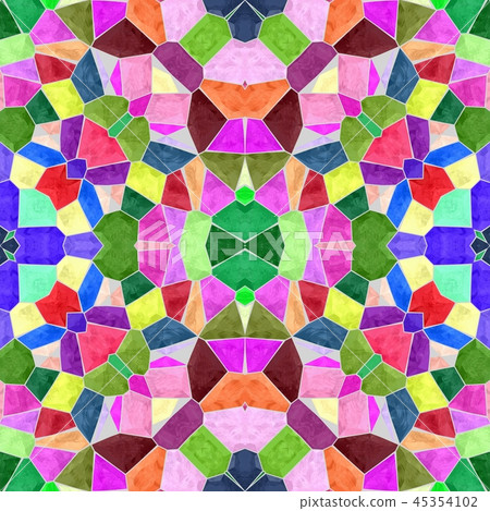 mosaic kaleidoscope seamless pattern background 45354102
