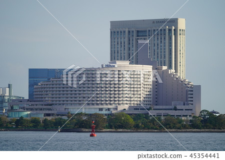 都市風景東京灣Odaiba Rinkai子中心 都市風景東京灣Odaiba Rinkai子中心 45354441