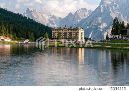 Lago Misurina in the Italian Dolomites 45354855