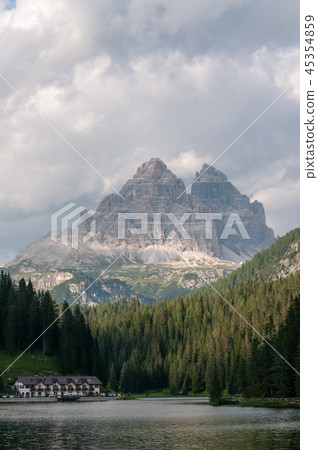 Lago Misurina in the Italian Dolomites Lago Misurina in the Italian Dolomites 45354859
